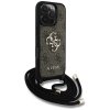 Guess 4G Big Logo Cord Strap Crossbody - Etui do iPhone 16 Pro Max (brązowy)