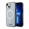 BMW Silver Ring MagSafe - Etui iPhone 14 Plus (Przezroczysty)