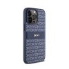 DKNY Leather Mono Stripe & Metal Logo - Etui iPhone 15 Pro Max (niebieski)