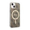 Guess 4G MagSafe - Etui iPhone 14 Plus (Brązowy)