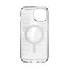 Speck Gemshell Grip + MagSafe - Etui do iPhone 16e / iPhone 15 / iPhone 14 / iPhone 13 (Clear / Chrome Finish)