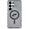 Karl Lagerfeld Button Karl & Choupette Heads Printed Logo MagSafe - Etui Samsung Galaxy S25 Ultra (czarny)
