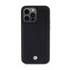 BMW Leather Diamond Pattern - Etui iPhone 15 Pro (czarny)