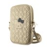 Hello Kitty Quilted Bows Strap - Torebka crossbody na telefon (złoty)