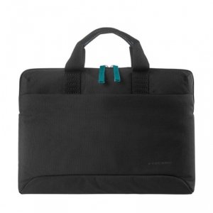 Tucano Smilza Super Slim Bag - Torba MacBook Pro 14” / Air 15” / Pro 13 /Air / Notebook 14” / 13” (czarny)