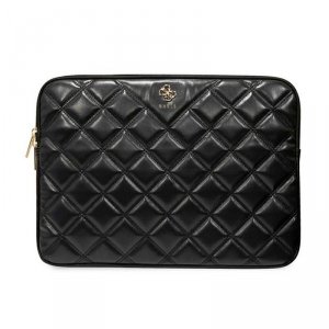 Guess Quilted 4G Sleeve - Etui na notebooka 13 / 14 (czarny)