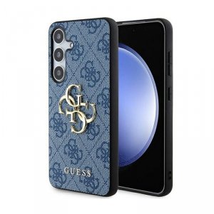 Guess 4G Big Metal Logo - Etui Samsung Galaxy S24+ (niebieski)