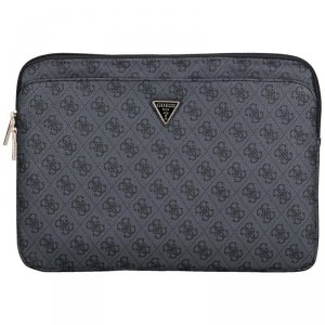 Guess 4G Zipper Pocket Triangle Logo Sleeve - Etui na notebooka 14 (czarny)