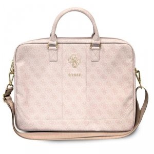 Guess 4G Big Metal Logo Computer Bag - Torba na notebooka 15 / 16 (różowy)