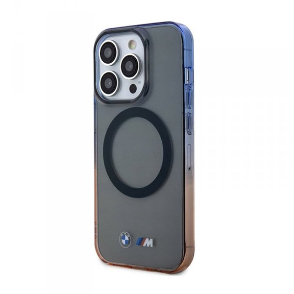 BMW Gradient Bumper MagSafe - Etui iPhone 14 Pro Max (Szary)