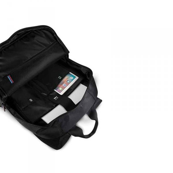BMW Carbon Navy Stripe - Plecak na notebooka 16&quot; (czarny)