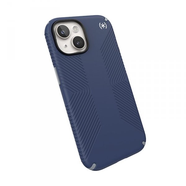 Speck Presidio2 Grip Magsafe - Etui iPhone 16e / iPhone 15 / iPhone 14 / iPhone 13 (Coastal Blue / Dust Grey / White)