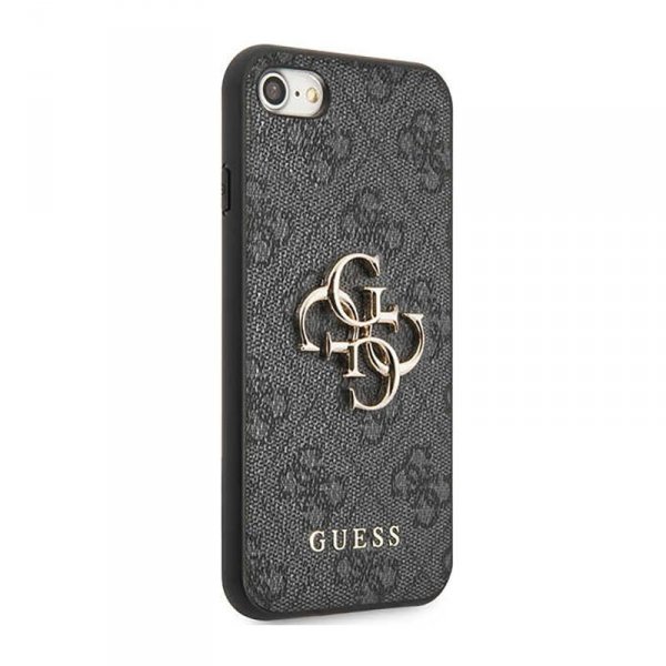 Guess 4G Big Metal Logo - Etui iPhone SE (2022/2020) / 8 / 7 (szary)