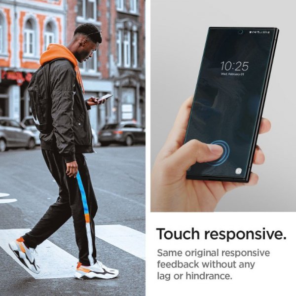 Spigen Neo Flex - Folia ochronna 2 szt. do Samsung Galaxy S23 Ultra (Przezroczysty)