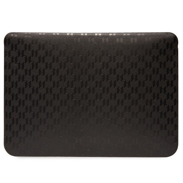 Karl Lagerfeld NFT Saffiano Monogram Ikonik Choupette Sleeve - Etui na notebook 14&quot; (Czarny)