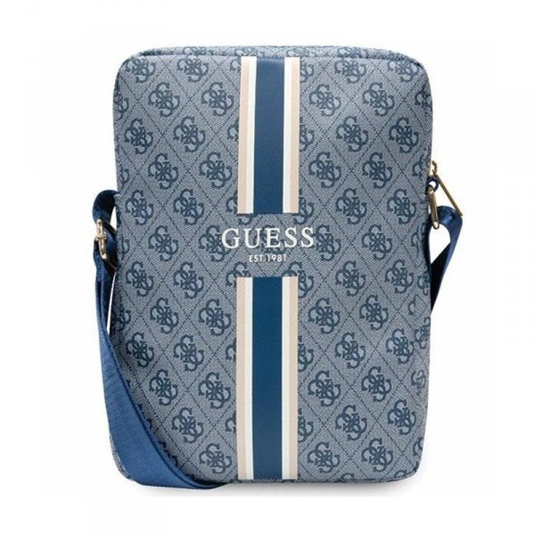 Guess 4G Stripes Tablet Bag - Torba na tablet 10&quot; (Niebieski)