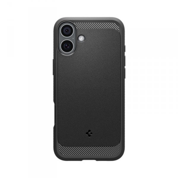 Spigen Rugged Armor Mag MagSafe - Etui do iPhone 16 (Matte Black)