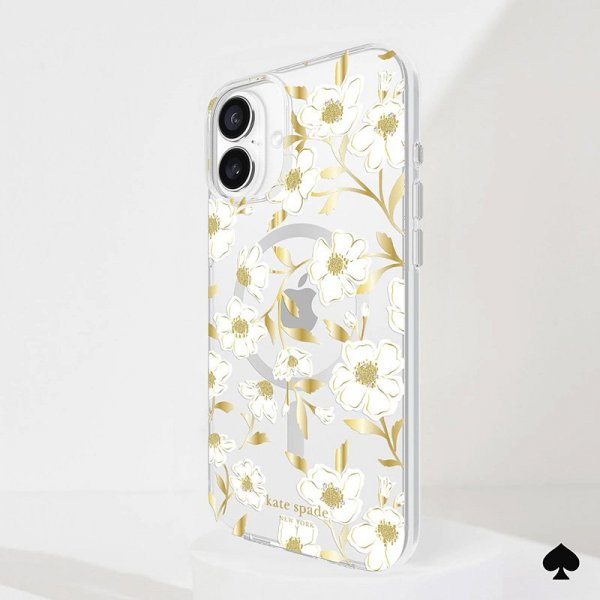 Kate Spade New York Protective Gems MagSafe - Etui iPhone 16 Plus (Sunshine Floral)