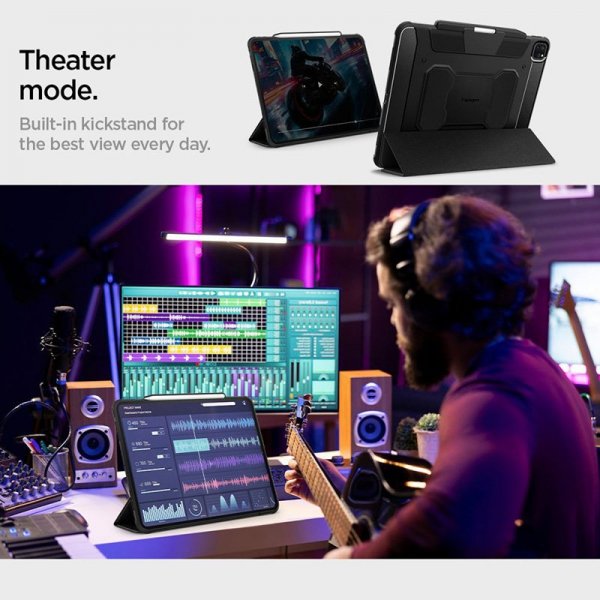Spigen Rugged Armor Pro - Etui do iPad Pro 13&quot; (M4, 2024) (Black)