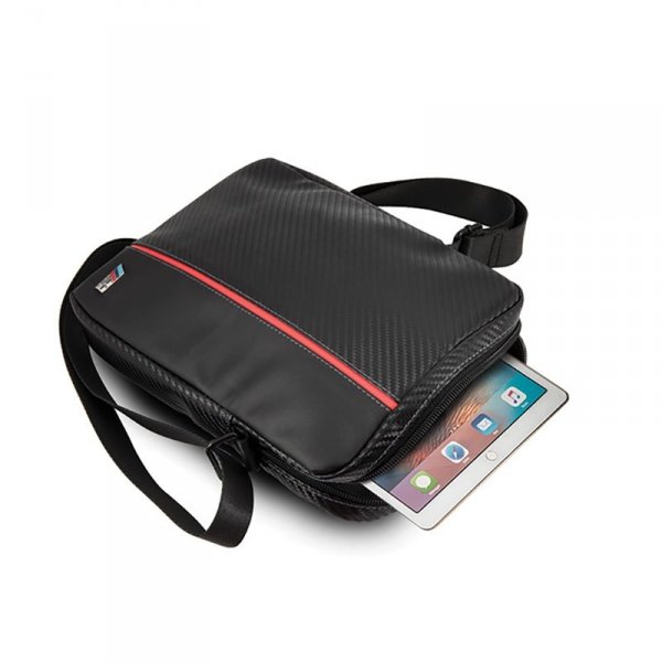BMW Carbon Red Stripe - Torba na tablet 8&quot; (czarny)