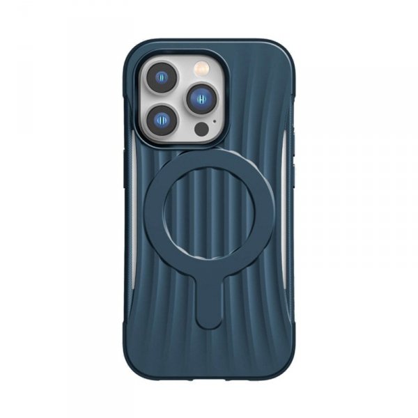 X-Doria Raptic Clutch MagSafe - Biodegradowalne etui iPhone 14 Pro (Drop-Tested 3m) (Marine Blue)