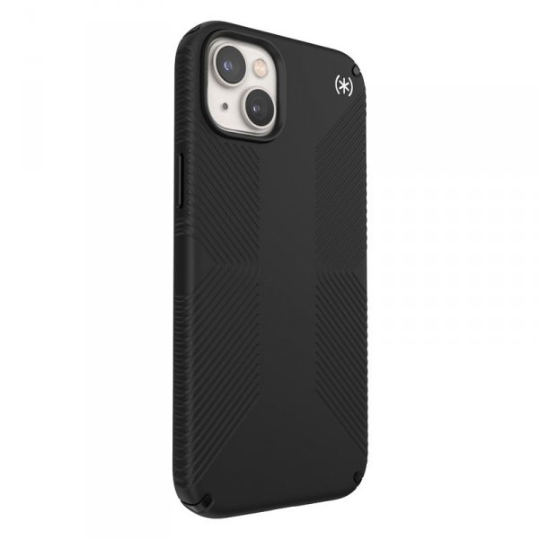 Speck Presidio2 Grip - Antypoślizgowe etui iPhone 15 Plus / 14 Plus (Black / Black / White)