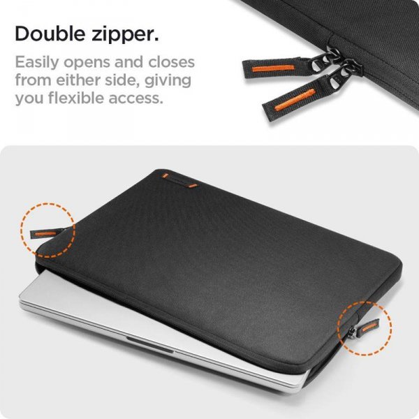 Spigen Basic Laptop Pouch - Pokrowiec na laptop 15&quot; / 16&quot; (Czarny)