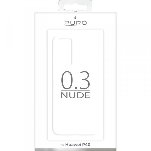 PURO 0.3 Nude - Etui Huawei P40 (przezroczysty)
