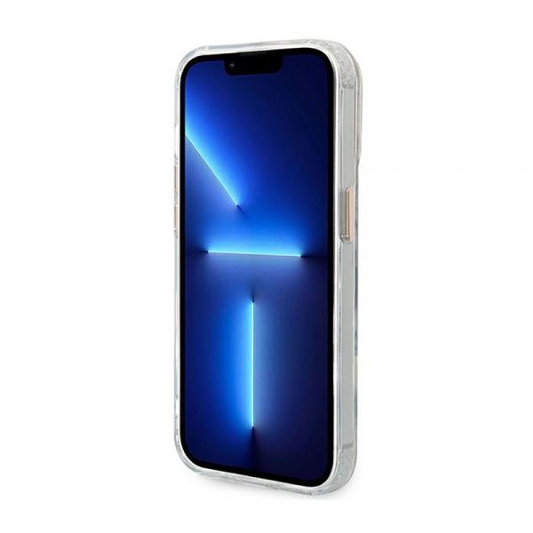 Guess Metal Outline Magsafe - Etui iPhone 14 Pro (przezroczysty / złoty)