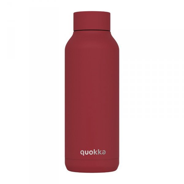 Quokka Solid - Butelka termiczna ze stali nierdzewnej 510 ml (Firebrick Red)