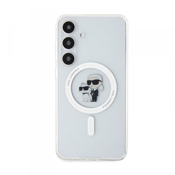 Karl Lagerfeld IML Karl & Choupette MagSafe - Etui Samsung Galaxy S24 (przezroczysty)