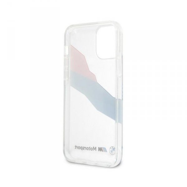 BMW Motorsport Tricolor - Etui iPhone 12 Pro Max (przezroczysty)