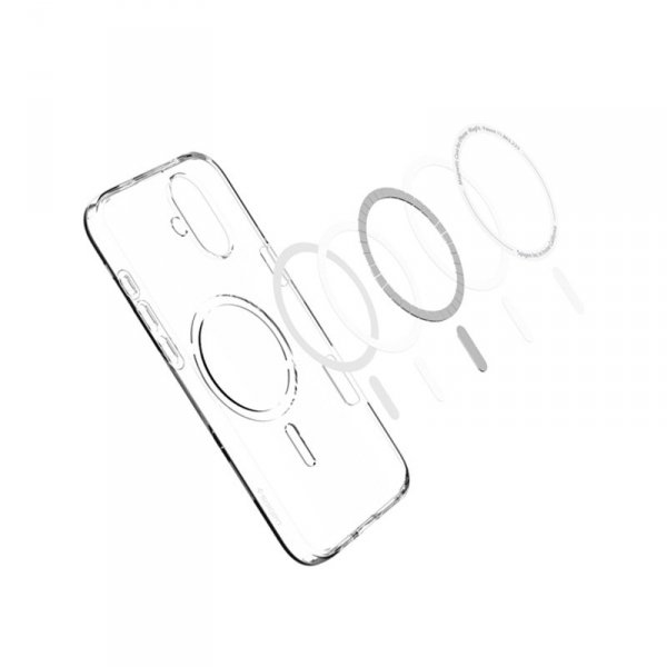 Spigen Liquid Crystal Mag MagSafe - Etui do iPhone 16 Plus (Przezroczysty)