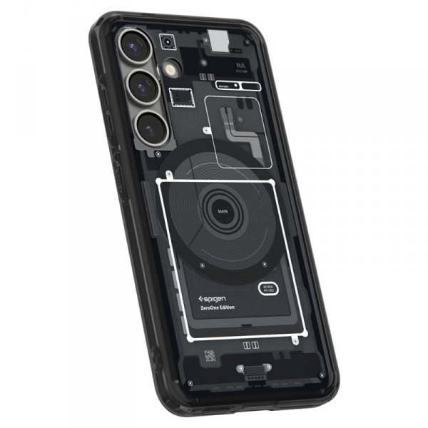 Spigen Ultra Hybrid Mag MagSafe - Etui do Samsung Galaxy S25 (Zero One Black)