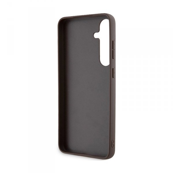 Guess 4G Triangle Metal Logo - Etui Samsung Galaxy S24+ (biały)