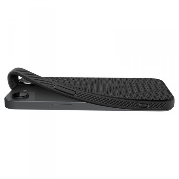 Spigen Liquid Air Mag MagSafe - Etui do iPhone 16e (Matte Black)