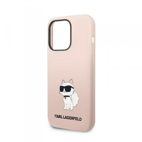 Karl Lagerfeld Silicone NFT Choupette - Etui iPhone 14 Pro (różowy)