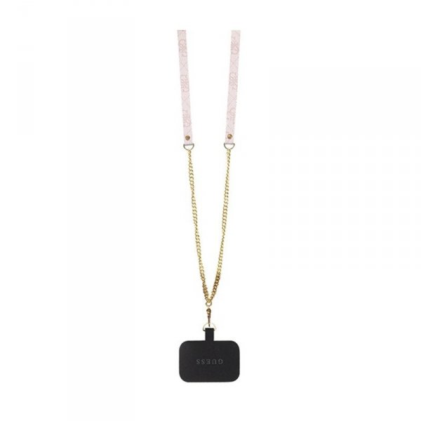 Guess Crossbody 4G Metal Logo - Etui iPhone 13 Pro (różowy)