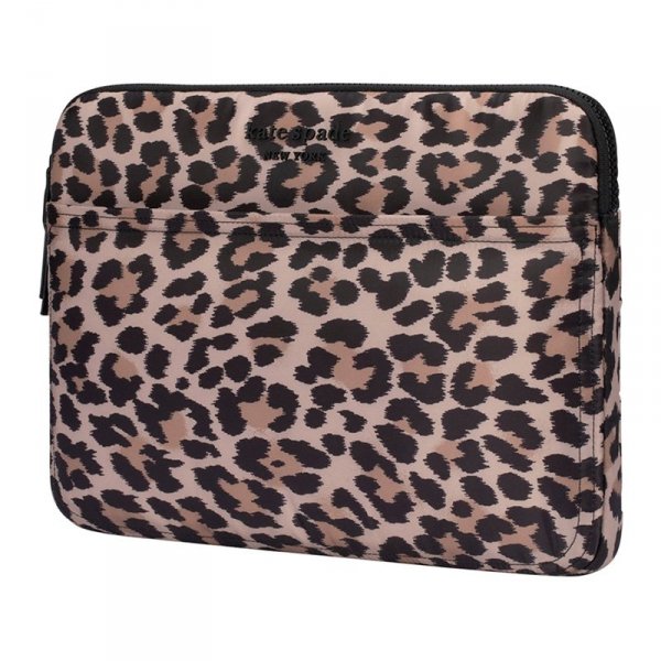 Kate Spade New York Puffer Sleeve - Pokrowiec MacBook Pro 16&quot; / Laptop 16&quot; (Classic Leopard)