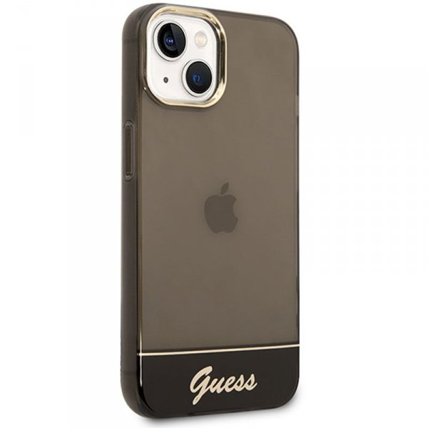 Guess Translucent - Etui iPhone 14 Plus (czarny)