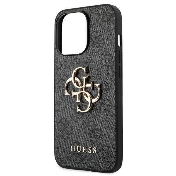 Guess 4G Big Metal Logo - Etui iPhone 13 Pro Max (szary)