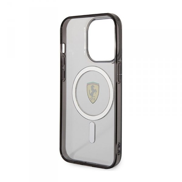 Ferrari Outline Magsafe - Etui iPhone 14 Pro (Przezroczysty)