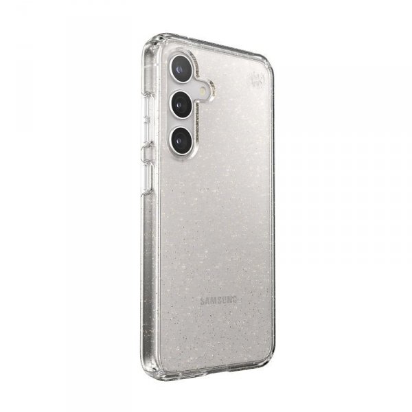 Speck Presidio Lux Glitter - Etui Samsung Galaxy S24 (Clear / Gold Glitter)