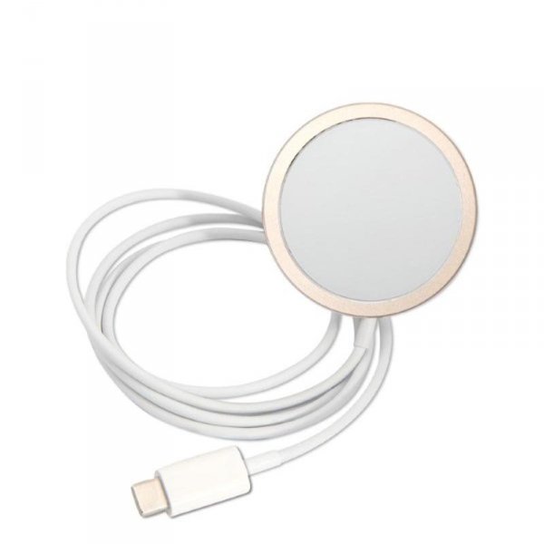 Guess Bundle Pack MagSafe 4G - Zestaw etui + ładowarka MagSafe iPhone 13 Pro Max (różowy/złoty)