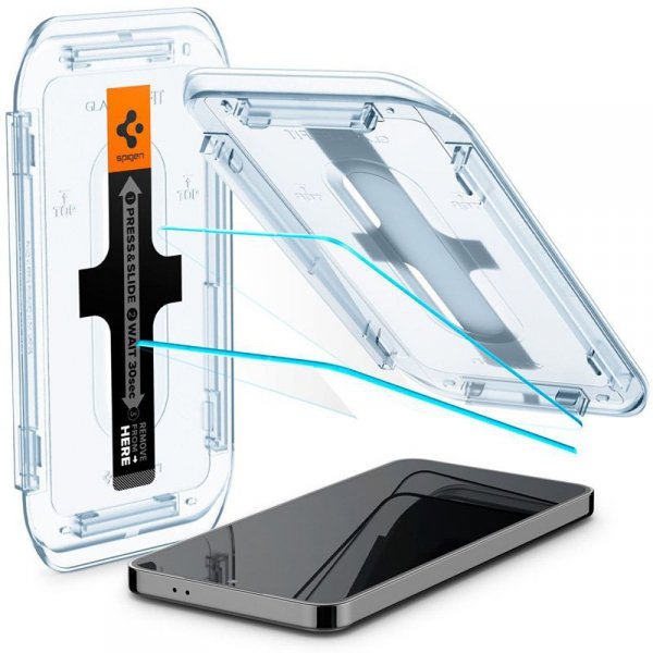 Spigen GLAS.TR EZ FIT 2-Pack - Szkło hartowane do Samsung Galaxy S25+ / S24+ (2 sztuki)