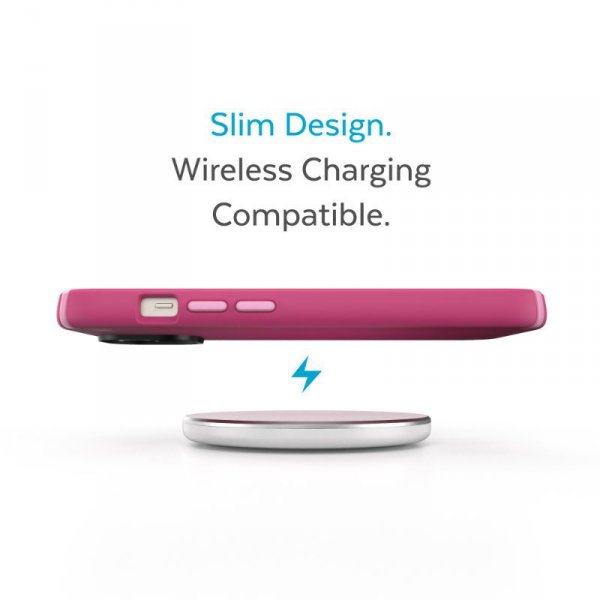Speck Presidio2 Pro - Antybakteryjne etui iPhone 15 Plus / 14 Plus (Digitalpink / Blossompink / White)