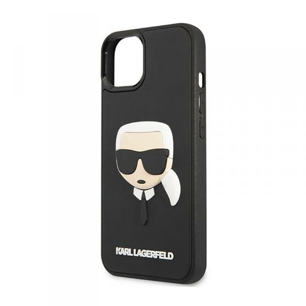 Karl Lagerfeld 3D Rubber Karl`s Head - Etui iPhone 14 Plus (czarny)