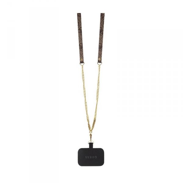 Guess Crossbody 4G Metal Logo - Etui iPhone 11 (brązowy)