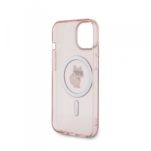 Karl Lagerfeld IML Choupette MagSafe - Etui iPhone 15 (różowy)