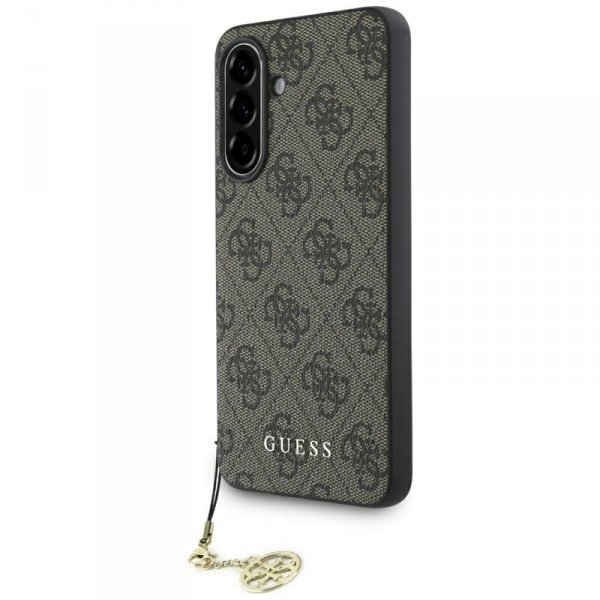 Guess 4G Charms Collection - Etui do Samsung Galaxy A56 5G (brązowy)